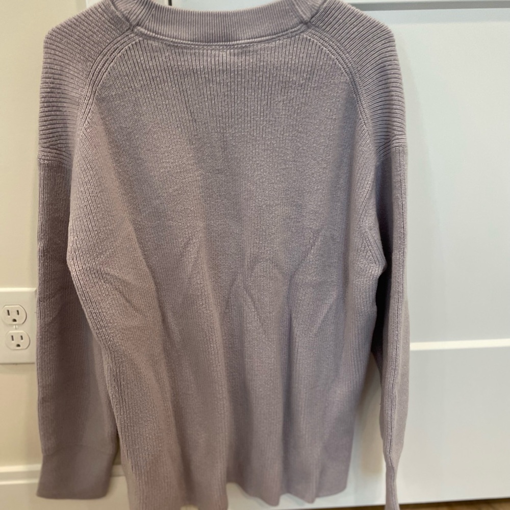 lululemon athletica merino wool-blend ribbed Lavender Sweater - Picture 4 of 6